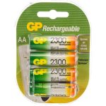 Перезаряжаемые аккумуляторы GP AA 2200 мАч 4 шт 230AAHC-2DECRC4 (артикул 15783907) – фото 1