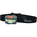 Налобный фонарь FERON с аккумулятором TH2301 3W 1COB USB IP44 60x35x45мм пластик 41680 (артикул 18831864) – фото 1