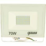 Светодиодный прожектор Gauss LED 70W 4900lm IP65 6500К белый 613120370 (артикул 15869368) – фото 1