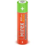 Аккумулятор Mirex, Ni-MH HR03 / AAA 800mAh 1,2V 2 шт ecopack 23702-HR03-08-E2 (артикул 17274258) – фото 1