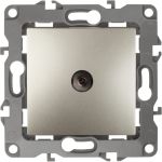 Розетка TV ЭРА 12-3102-04 проходная, IP20, 12, шампань Б0027434 (артикул 15981069) – фото 1
