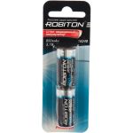 Аккумулятор ROBITON 16340 550мАч с защитой, 3.7В, BL2, 2шт 12224 (артикул 15949020) – фото 1
