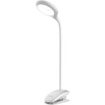 Настольный аккумуляторный светильник Ultraflash UF-705 с прищепкой, белый, 20LED С01 13254 (артикул 15905173) – фото 1