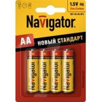Элемент питания 94 758 NBT-NS-R6-BP4 блистер 4шт Navigator 4607136947580 149236 (артикул 15525282) – фото 1