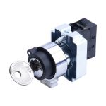 Переключатель ANDELI XB2-BG21 черный, 2 положения, с ключом, 1НО ADL10-004 (артикул 17378082) – фото 1
