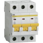 Автоматический выключатель IEK ВА47-29, 3Р, 50А, 4,5кА, х-ка D MVA20-3-050-D (артикул 16302553) – фото 1