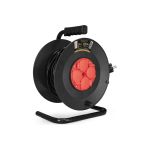 Удлинитель на катушке ExeGate industrial ECS-2-1R 4 евро с заземлением, IP44, 25м, 3х1,0мм2 286338 (артикул 17619444) – фото 1