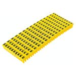 Наборный маркер TDM символ N, желтый, 1,5 мм2, 150 штук SQ0534-0011 (артикул 20030602) – фото 1