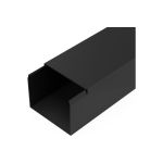 Кабель-канал Промрукав черный 2-й замок в п/э 80x60 2м PR03.0220 (артикул 21691516) – фото 1