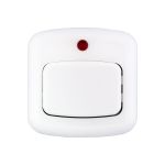 Выключатель для бытовых звонков Bylectrica с индикацией, белый, А11-893 (артикул 17394780) – фото 1