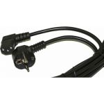 Кабель питания Hyperline PWC-IEC13A-SHM-3.0-BK компьютера Schuko+C13 угловая 3x1.0 432108 (артикул 16155695) – фото 1
