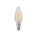 Светодиодная лампа ЭРА F-LED BTW-5W-827-E14 филамент, свеча витая, теплый Б0027935 (артикул 15882072) – фото 1