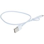 USB-кабель Xiaomi Mi 2-in-1 USB Cable Micro-USB to Type-C 30cm SJV4083TY (артикул 16183672) – фото 1
