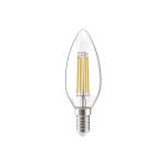 Лампа IEK серия 360, LED, C35, свеча, прозрачная, 7вт, 230В, 4000К, E14 LLF-C35-7-230-40-E14-CL (артикул 16459883) – фото 1