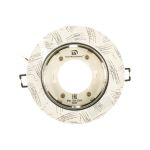 Встраиваемый светильник Elektrostandard 1062 GX53 WH/SL белый/серебро a034000 (артикул 15902865) – фото 1