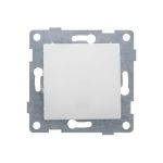 Выключатель GUSI ELECTRIC Ugra 1 клавиша, СУ, 10А, 250В, белый С11В1-001 (артикул 16032931) – фото 1