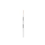 Коаксиальный кабель NETLAN RG-6, одножильный, CCS, PVC, белый, 100м EC-C2-32123A-WT-1 (артикул 16393147) – фото 1
