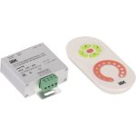 Контроллер с ПДУ IEK радио, MONO, 1 канал, 12В, 10А, 120Вт, белый LSC1-MONO-120-RF-20-12-W (артикул 16528538) – фото 1