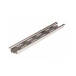 DIN-рейка DKC 2м OMEGA 2F 15.5x5.5 c отверстиями 02130 (артикул 15146636) – фото 1