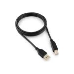 Кабель Cablexpert USB 2.0 Pro AM/BM, 1.8м, экран, черный, пакет CCP-USB2-AMBM-6 (артикул 16016936) – фото 1