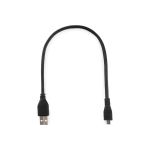 Кабель Cablexpert Pro USB 2.0 AM/microBM 5P, 0.3м, экран, черный, пакет CCP-mUSB2-AMBM-0.3M (артикул 16205267) – фото 1