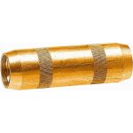 Соединительная муфта EZETEK 18мм, латунь 61243 (артикул 16411544) – фото 1