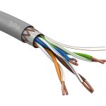 Кабель ЭРА витая пара SF/UTP Cat5e4x2x24 AWG CU PVC 305м Б0044691 (артикул 16111258) – фото 1