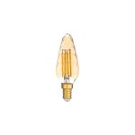 Светодиодная лампочка HIPER DECO FILAMENT CONE 4W 480Lm E14 35х105 6500K GOLD HL-2214 (артикул 18425665) – фото 1
