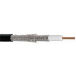 Коаксиальный кабель NETLAN RG-11, PE до -40C, черный, 305м EC-C2-21123B-BK-3 (артикул 16198288) – фото 1