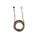 Кабель USB Cablexpert USB 2.0 AM/Type-C, серия Gold, длина 1м, блистер, серебро CC-G-USBC02S-1M (артикул 16205273) – фото 1