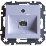 Розетка для интернета LIREGUS Эпсилон IKL-001-01 E/B белая без рамки 28-032 (артикул 16246407) – фото 1