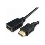 Удлинитель кабеля Cablexpert HDMI, 0.5м, v2.0, 19M/19F, черный CC-HDMI4X-0.5M (артикул 16206289) – фото 1