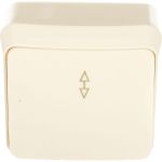 Проходной выключатель Smartbuy 1-клавишный 10А белый Юпитер SBE-03w-10-SW12-0 (артикул 16052358) – фото 1