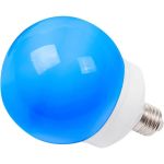 Светодиодная лампа-шар для украшения NEON-NIGHT диаметр 100 мм, цоколь e27, 12 LED, 2 Вт, синяя 405-133 (артикул 15990104) – фото 1