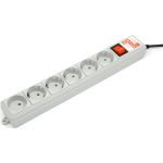 Сетевой фильтр 5м 6роз серый Power Cube SPG5+1-B-15 (артикул 15548637) – фото 1