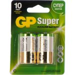 Батарейка Super Alkaline LR14 (2 шт; блистер) GP 14A-BC2/ 14A-CR2/14A-2CR2 (артикул 15497419) – фото 1