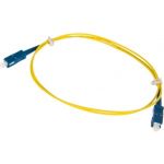 Соединительный волоконно-оптический шнур NIKOMAX желтый, 1м NMF-PC1S2C2-SCU-SCU-001 (артикул 15893347) – фото 1