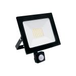 Светодиодный прожектор с встроенным датчиком 2835SMD 50W 6400K AC220V/50Hz IP65, черный в компактном корпусе SAFFIT SFL80-50 29524 (артикул 15643713) – фото 1