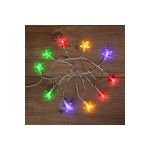 Светодиодная гирлянда NEON-NIGHT Звездочки 1.5м, 10LED, цвет свечения мультиколор 2хАА 303-090 (артикул 16376357) – фото 1