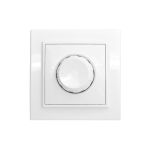 Светорегулятор EKF Минск, СП 600W 220В белый Basic ERD06-101-10 (артикул 16367444) – фото 1