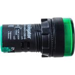 Индикаторная лампа Navigator NBI-I-AD22-230-G зеленая, d22мм, 230В AC/DC 82800 (артикул 18109147) – фото 1