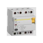 Выключатель дифференциального тока IEK 4п 100A 300mA тип AC ВД1-63 ИЭК MDV10-4-100-300 (артикул 15164466) – фото 1