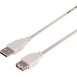 Шнур REXANT USB-А male - USB-A female 1.8M 18-1114 (артикул 15906944) – фото 1