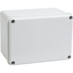 Распаячная коробка IEK открытой проводки,150x110x85, IP44, RAL7035, гладкие стенки, КМ41261 UKO11-150-110-085-K41-44 (артикул 15164218) – фото 1