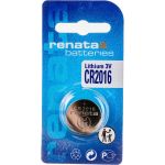 Литиевая батарейка Renata CR 2016 Li/MnO2, 90mAh, 3V NEW 12709 (артикул 16168748) – фото 1