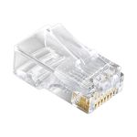 Коннектор RJ-45 ExeGate Категории 6 8P8C под одножильный кабель 100шт 283691 (артикул 17618058) – фото 1