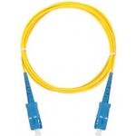 Соединительный волоконно-оптический шнур NIKOMAX желтый, 10м NMF-PC1S2C2-SCU-SCU-010 (артикул 15893148) – фото 1