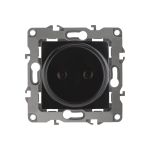 Розетка ЭРА 12-2105-06 2P, 16A-250В, IP20, 12, чёрный Б0018259 (артикул 15981832) – фото 1