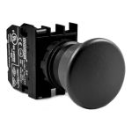 Кнопка Emas Грибок черная B200MH (артикул 16900825) – фото 1
