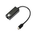 Сетевая карта 5bites USB 3.1 TYPE-C - RJ45 100 мегабит, черный, 10см UA3C-45-08BK (артикул 18304165) – фото 1